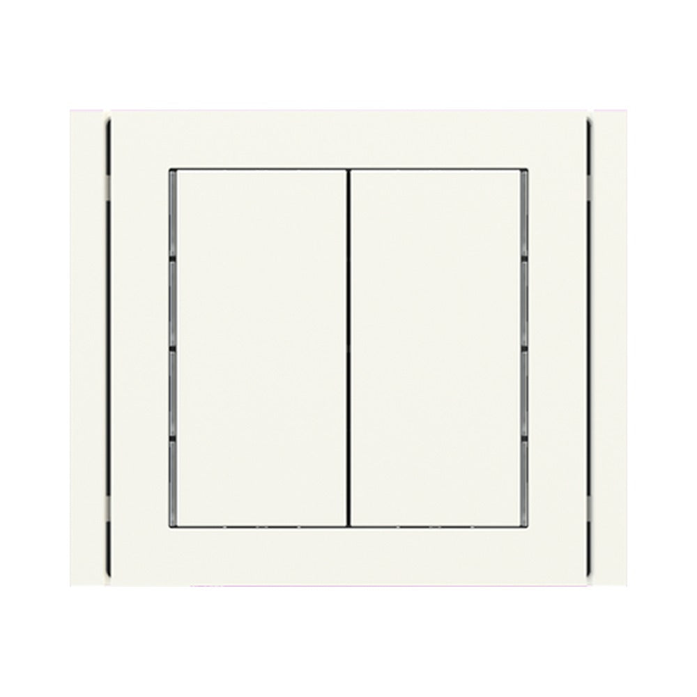 Ekinex 71 series vertical rocker 30x60 with symbol/text (made to order), 1 pc – Technopolymer Warm White (GAA)