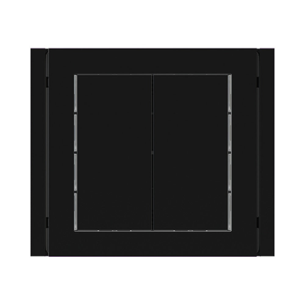 Ekinex 71 series vertical rocker 30x60 with symbol/text (made to order), 1 pc – Technopolymer Intense Black RAL 9005 (GAE)
