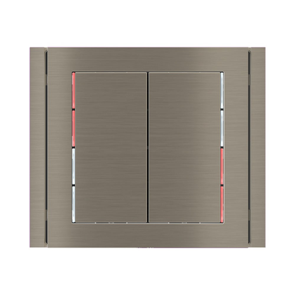 Ekinex 71 series vertical rockers 30x60, pack of 2 EK-T2R – Metal Nickel (GBR)
