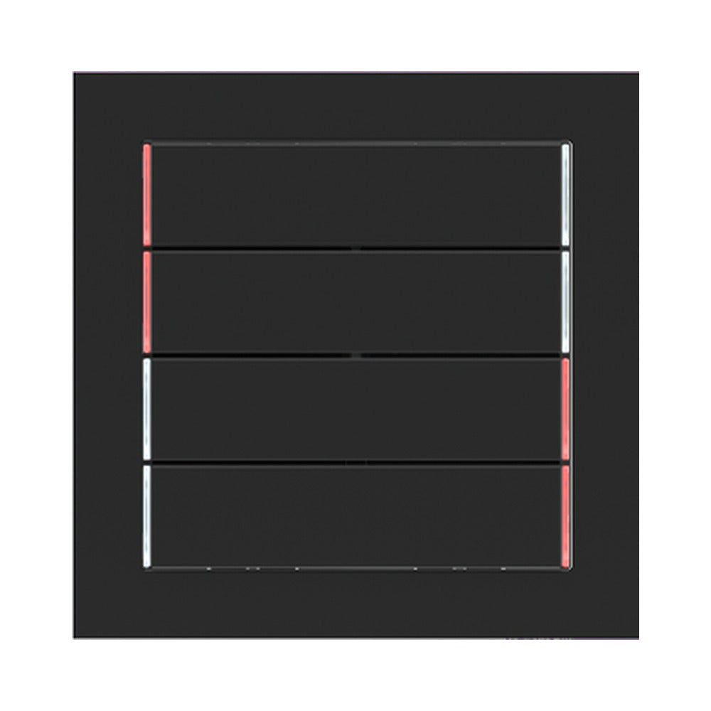 Ekinex 71 series horizontal rockers 60x15, pack of 4 EK-T4R – Fenix NTM Black Ingo (FNI)