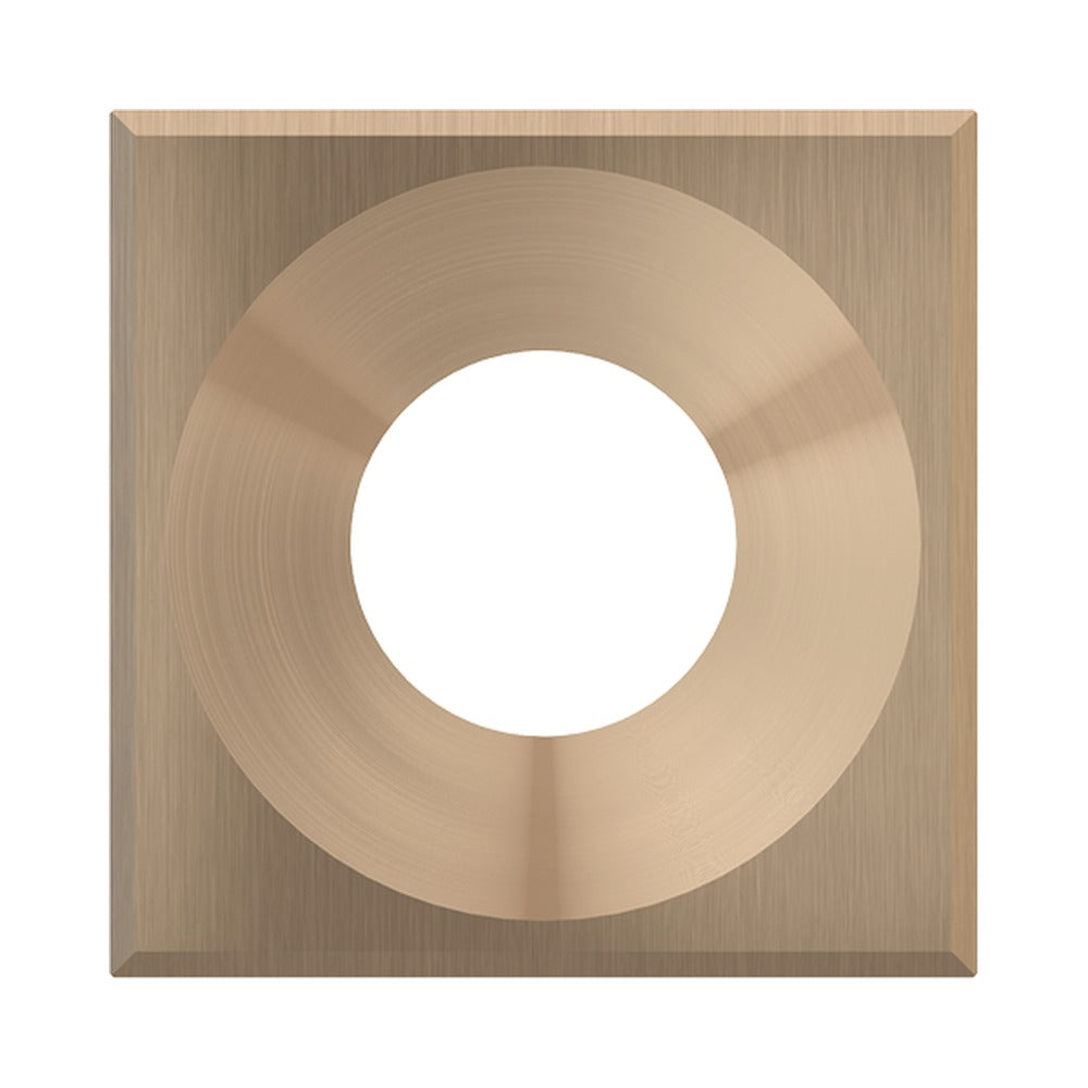 Ekinex ERA square magnetic plate for Schuko/FR/IL socket EK-DEA-T – Warm Brass