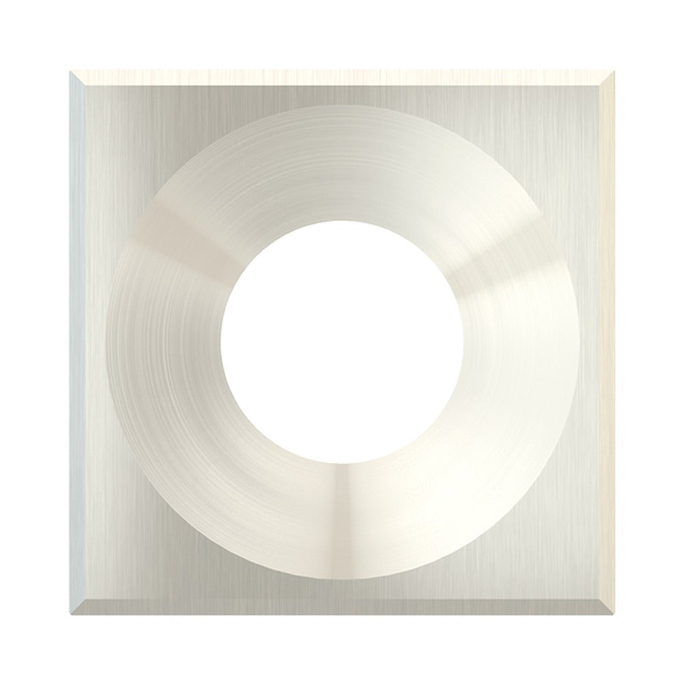 Ekinex ERA square magnetic plate for Schuko/FR/IL socket EK-DEA-T – Steel Brushed