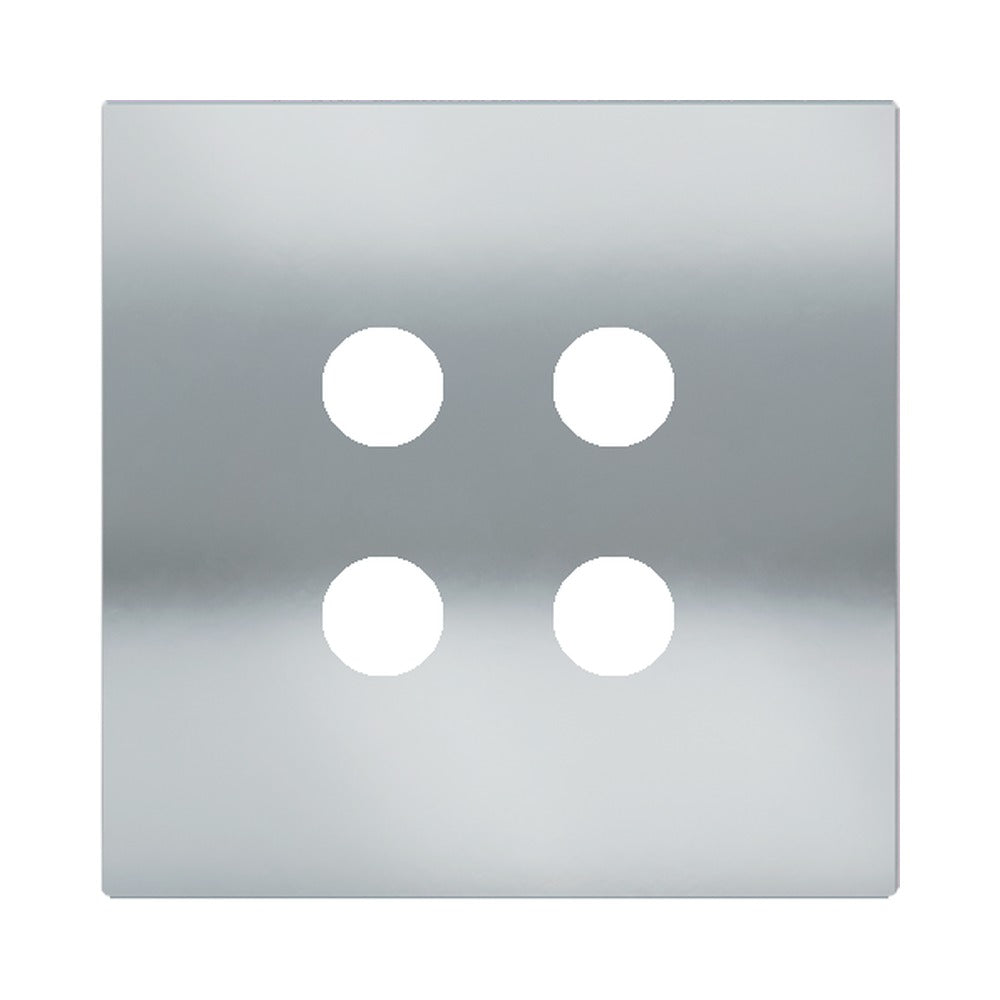 Ekinex Proxima square magnetic plate for pushbutton EK-PQA – Chrome