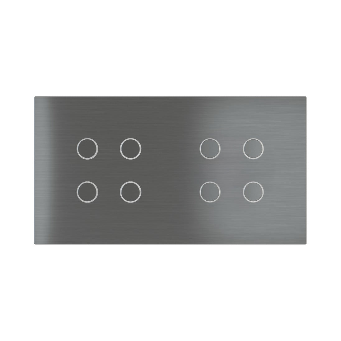 Ekinex Proxima 2-fold magnetic plate for 2x 4-rocker pushbuttons EK-P2A-44 – Quantum Carbon