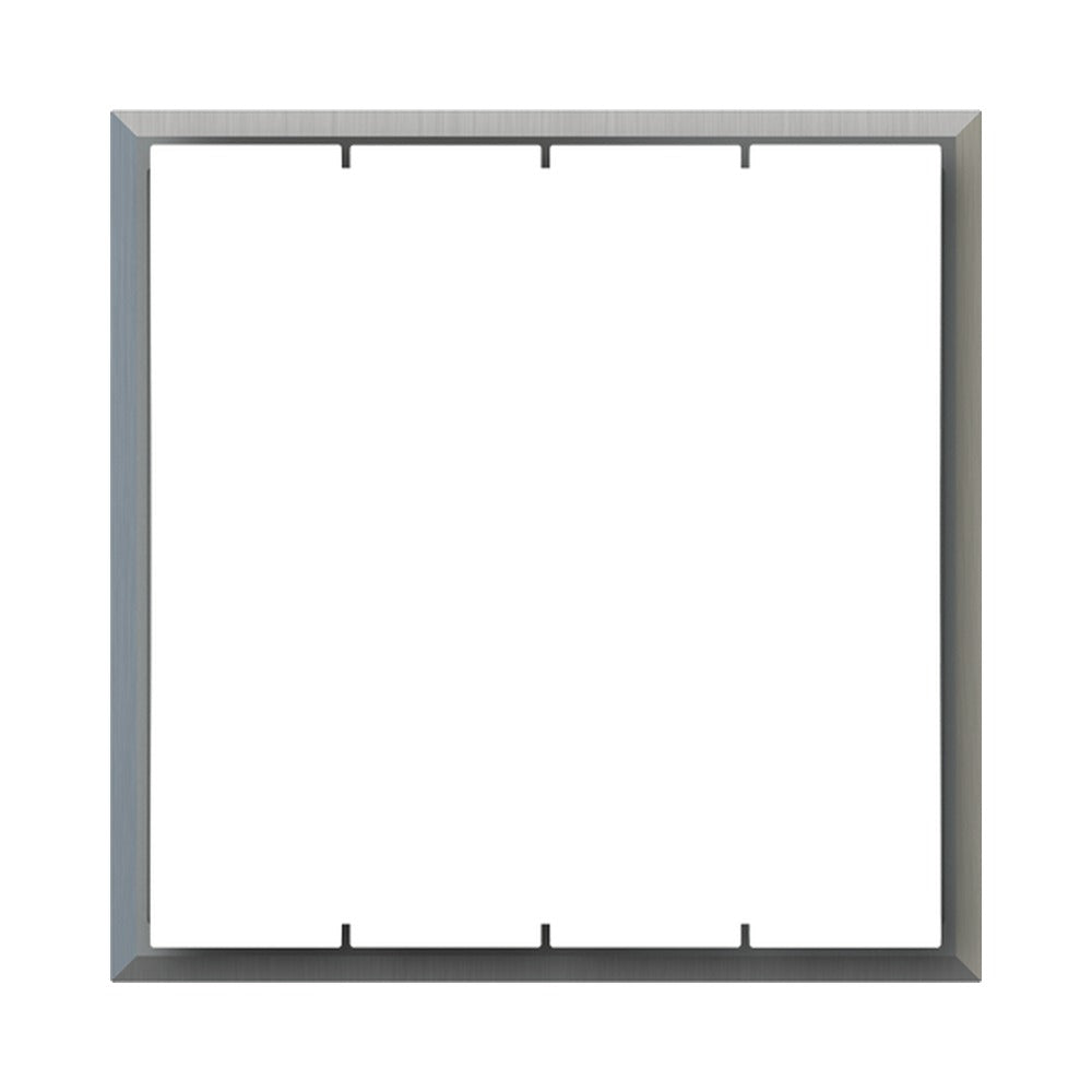 Ekinex ERA square frame Slim (open) for 4-rocker pushbutton EK-FOE – Quantum Carbon