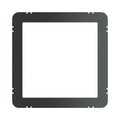 Ekinex adapter frame for IP65 waterproof cover – Power sockets / keystone, 55x55 (EK-K55-B)