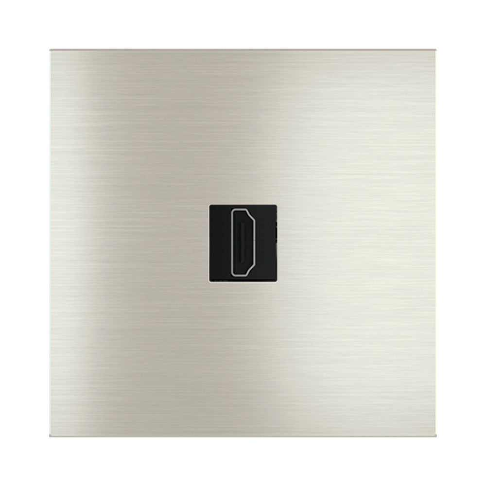 Ekinex Proxima square magnetic plate for keystone EK-PQA-K – Steel Brushed