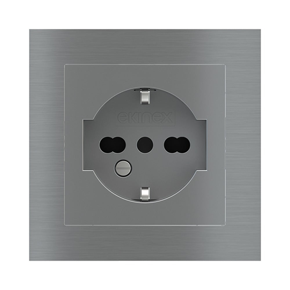 Ekinex EK-PQG plate – Metal Titanium (GBS)