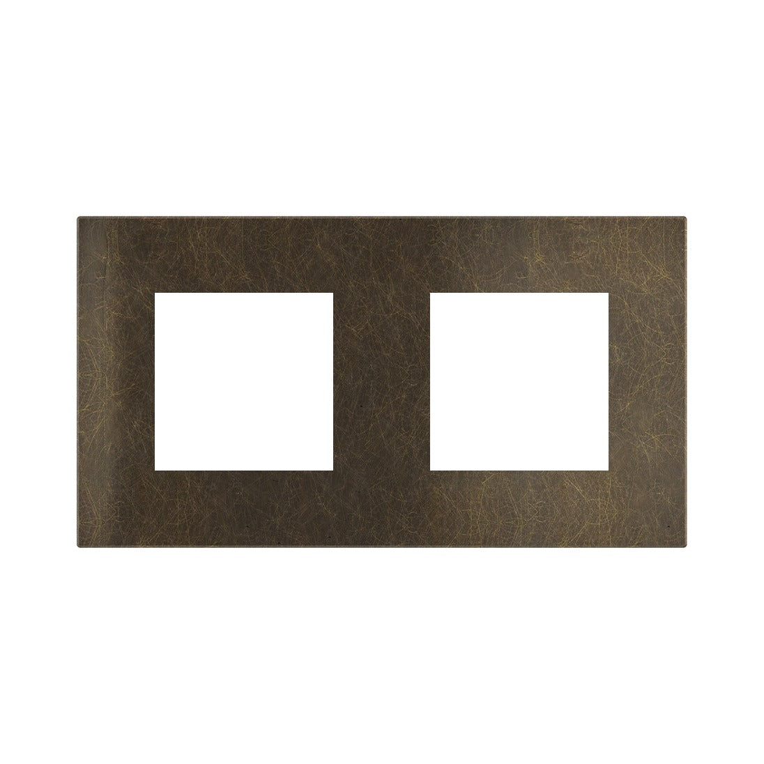 Ekinex Proxima 2-fold magnetic plate, 2x 45x45 windows EK-P2A-PP – Bronze Corked