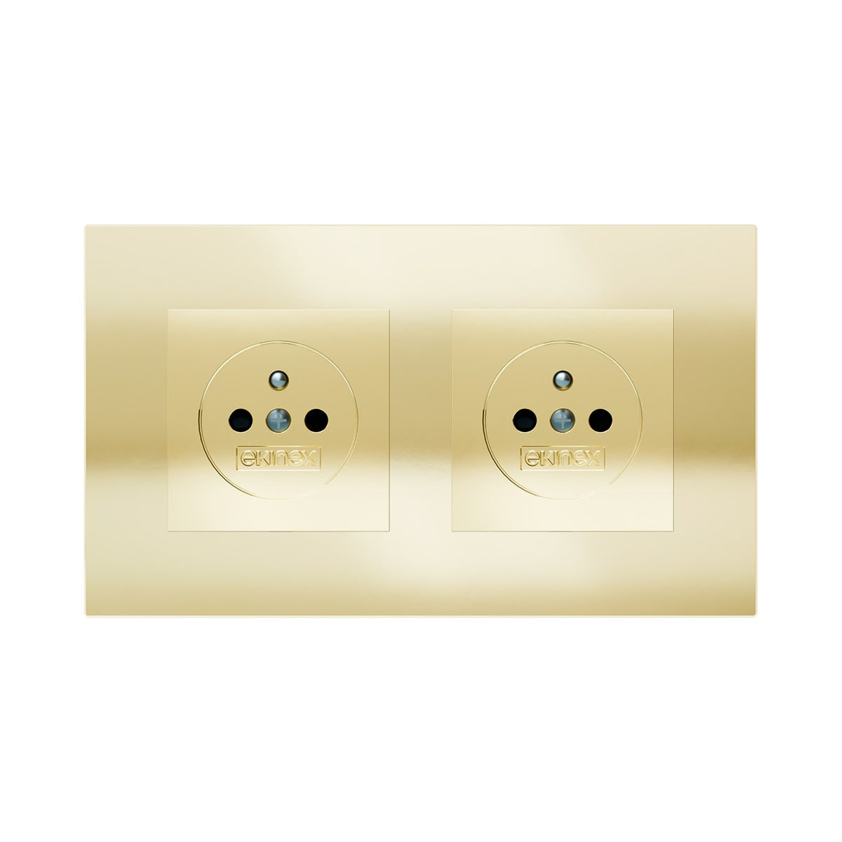 Ekinex EK-S2P plate – Metal HT Champagne (CHA)