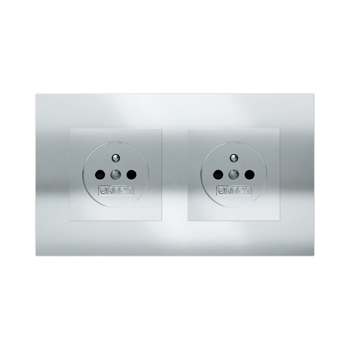 Ekinex EK-S2P plate – Metal HT Chrome (CRO)