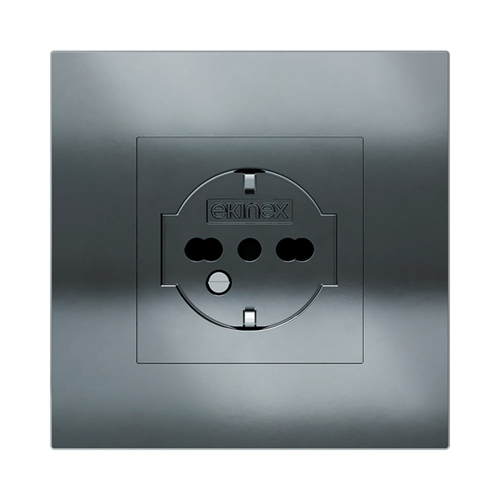 Ekinex EK-SQG plate – Metal HT Black Metal (CBM)