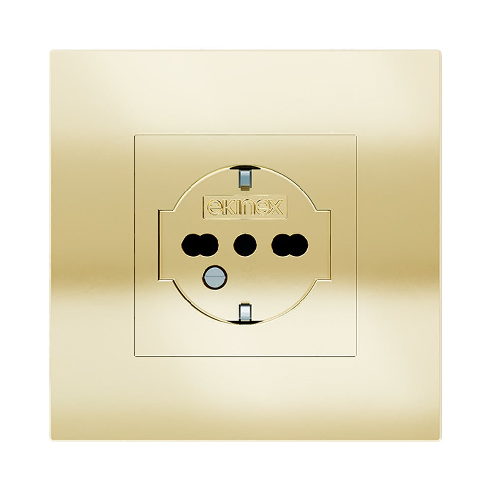 Ekinex EK-SQG plate – Metal HT Champagne (CHA)