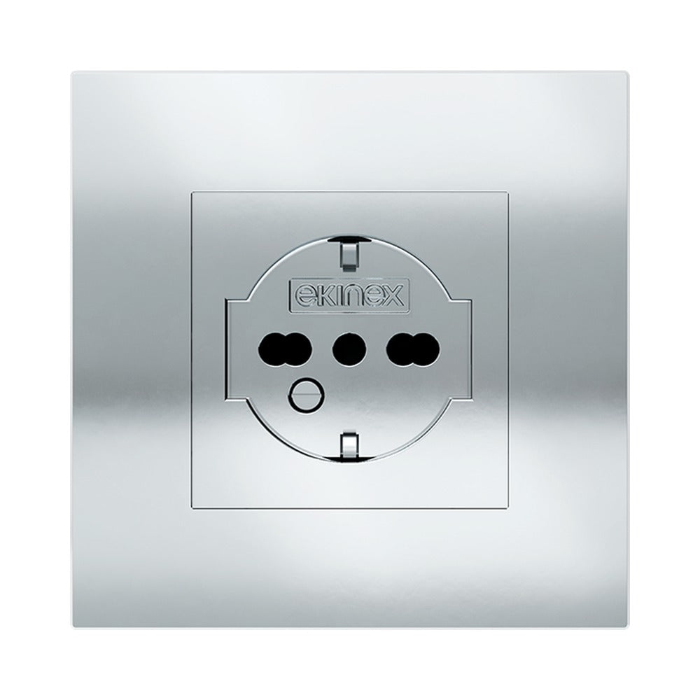 Ekinex EK-SQG plate – Metal HT Chrome (CRO)