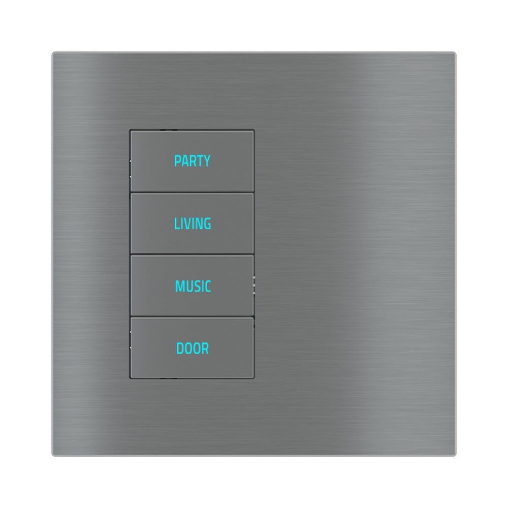 Ekinex EK-SQT plate – Metal Titanium (GBS)
