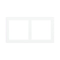 Ekinex 2-fold plate – Technopolymer Pure White (GAR)