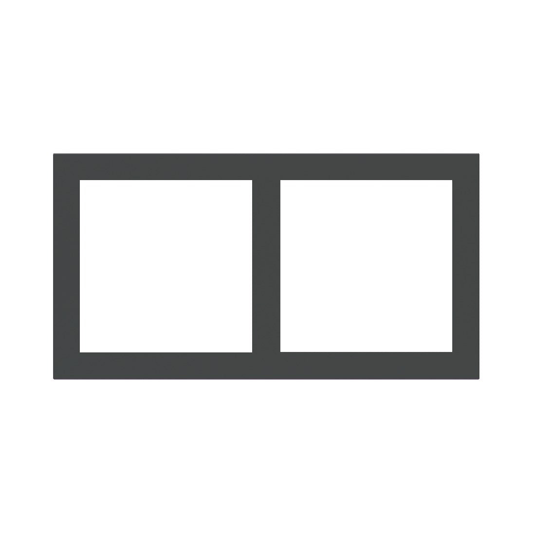 Ekinex 2-fold plate – Metal Carbon (GBU)