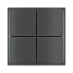 Ekinex FF KNX 4-channel basic pushbutton (no LED) EK-E32-TP – assembled device