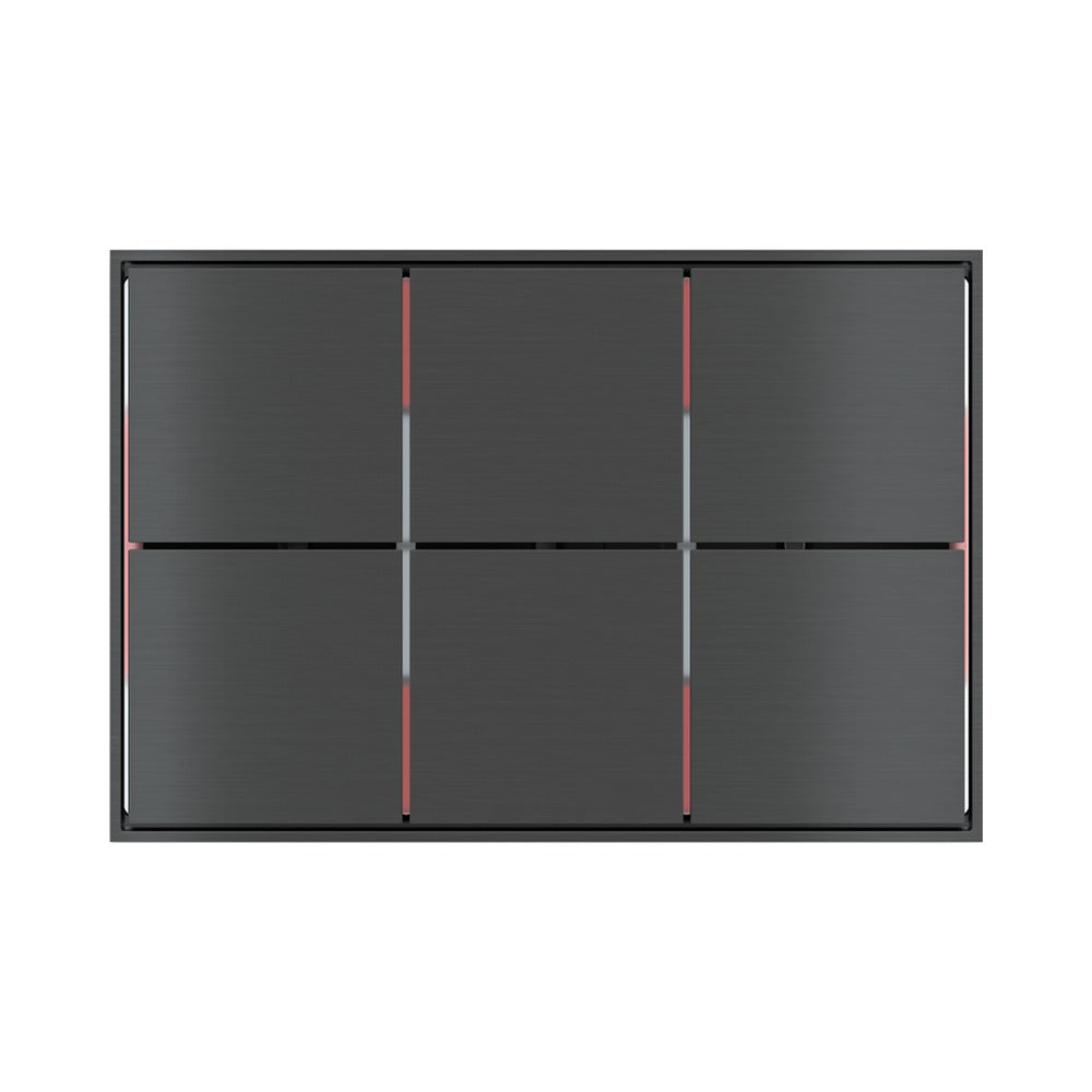 Ekinex FF KNX 6-channel pushbutton EK-EH2-TP – assembled device