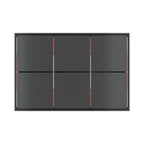 Ekinex FF KNX 6-channel pushbutton EK-EH2-TP – assembled device