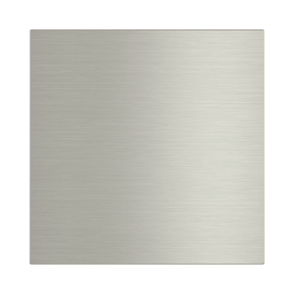 Ekinex EK-DQW IP65 front plate – Metal premium chrome Steel Brushed (SSB)