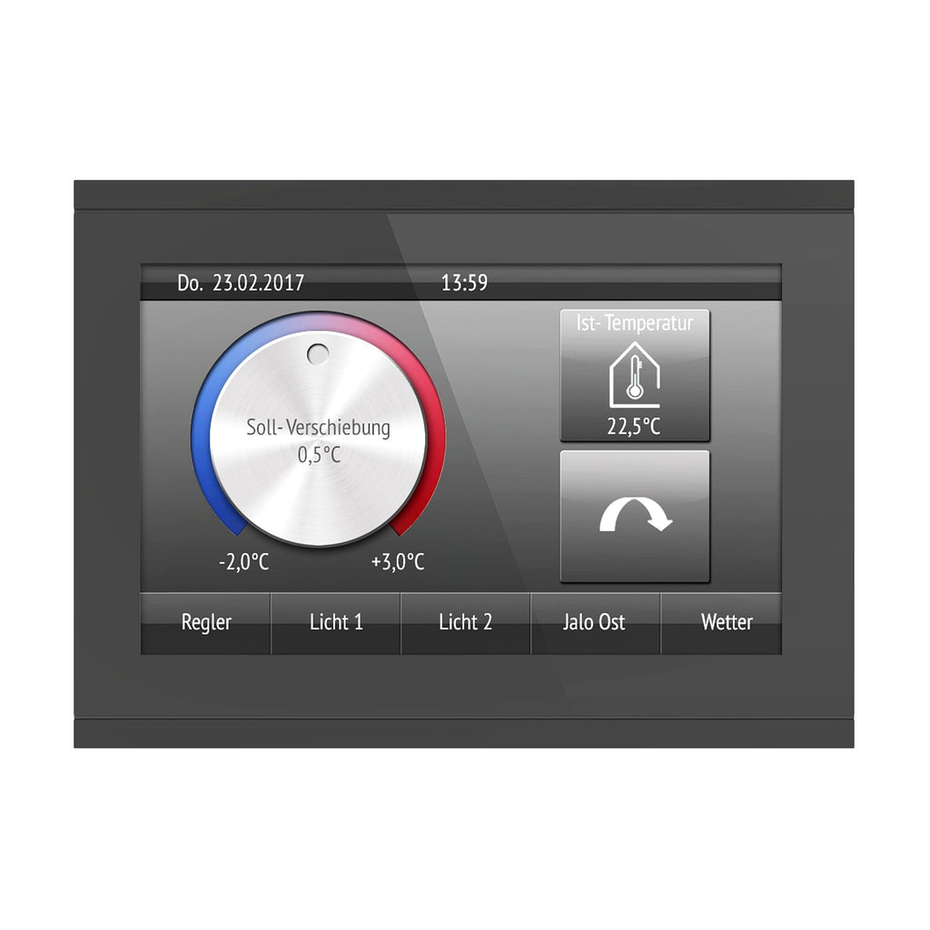Elsner Corlo Touch KNX 5in WL, black/black