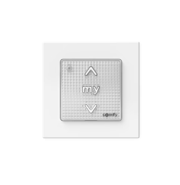 Somfy Smoove RTS II Wireless Wall Switch with Frame