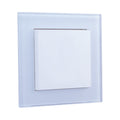 Glass frame 1-fold Fusion: white glossy by Weinzierl