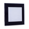 Glass frame 1-fold Fusion: black glossy by Weinzierl
