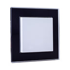 Glass frame 1-fold Fusion: black glossy by Weinzierl