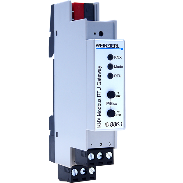 KNX Modbus RTU Gateway 886.1 secure by Weinzierl