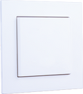 Standard frame 1-fold Fusion: white glossy by Weinzierl