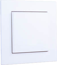 Standard frame 1-fold Fusion: white glossy by Weinzierl